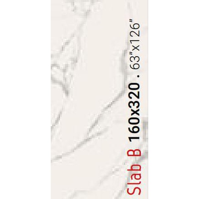 Ava Marmi Statuario Splendente 87011 Slab B Lappato Rettificato 160x320