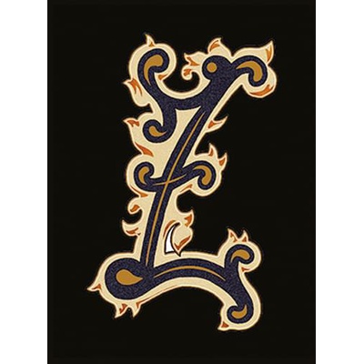 Versace Alphabet 48995 Lettera Nera Z 14,5x19,4