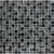 Muare Камень+стекло QSG-028-15/8 Черная 30.5x30.5