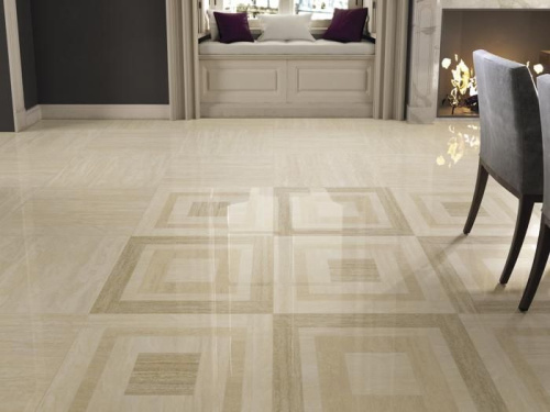 Italon Travertino Floor Project 600010000447 Navona 25x75