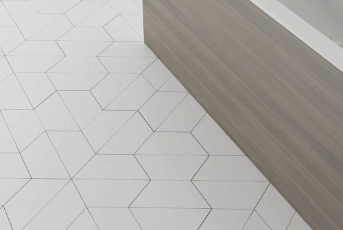 WOW Floor Tiles Triangle R9 Ash Grey Matt 20.1x23.2