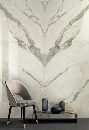 Lea Ceramiche Slimtech Timeless Marble Hyphen Pietra Gray Satinato 100x300