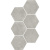 Equipe Urban 23607 Hexagon Melange Silver Antislip 29.2x25.4