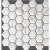 Grespania Maritima 69HE-CA Hexagonal Calacata 30x30