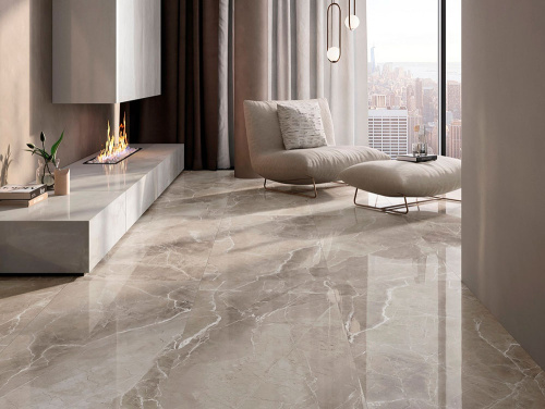 Supergres Ceramiche Purity Of Marble Wall PRS9 Royal Beige str Fluid 30.5x91.5