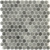 Natural mosaic Steppa STP-GR012-HEX Grey 30x30