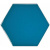 Equipe Scale 23836 Hexagon Electric Blue 10.7x12.4